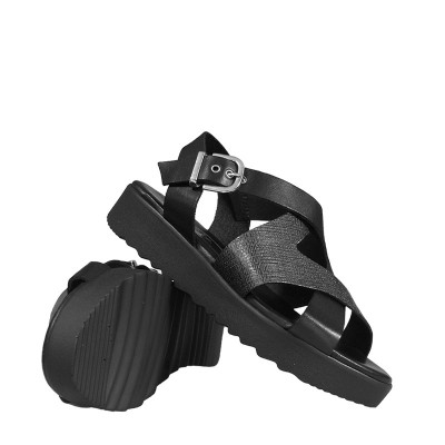 Sandały SPK Shoes 2330/F Vaq/Kendal Negro-Antracita
