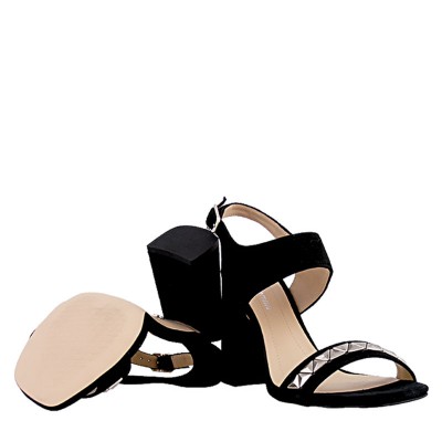 Sandały Solo Femme 60815-13-020/000-07-00 Czarne
